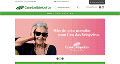 Desktop Screenshot of casadosrelojoeiros.com.br